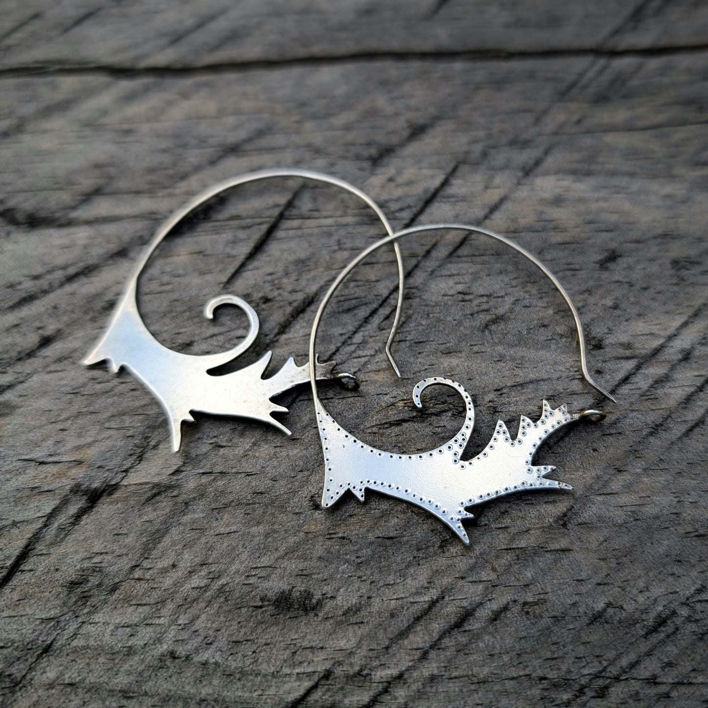 FROSTFALL Hoop Earrings Sterling Silver