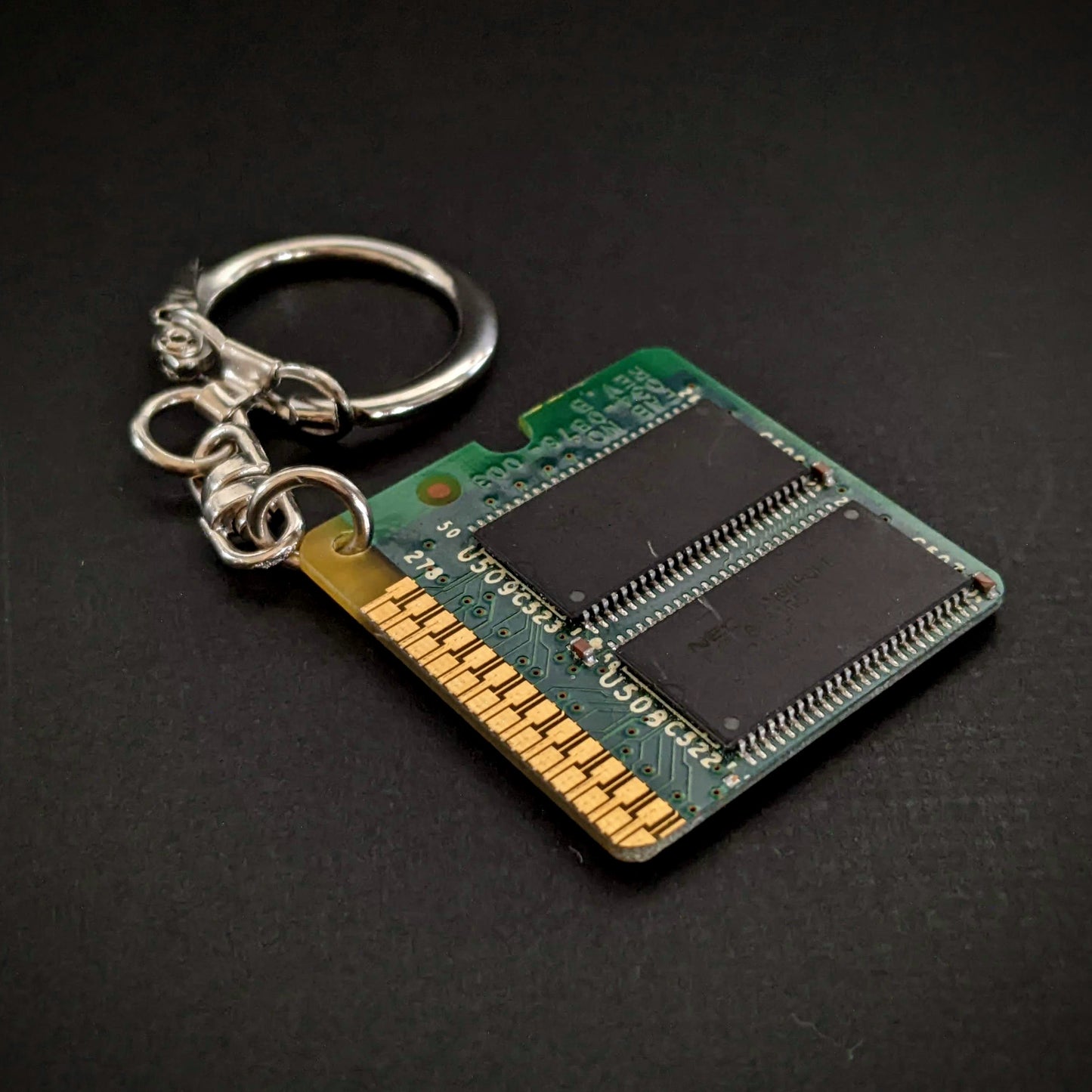 Dark Green Circuit Board Keyring 10-Pack
